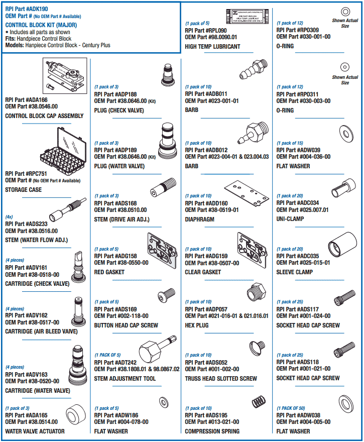 CONTROL BLOCK KIT (MAJOR) - Click Image to Close