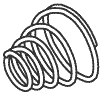 CONICAL COMPRESSION SPRING