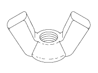 WING NUT (#6-32) - Click Image to Close