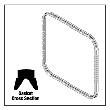 DOOR GASKET (16" x 16") - Click Image to Close
