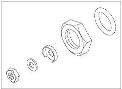 HEATER MOUNTING & CONNECTING HARDWARE - Click Image to Close