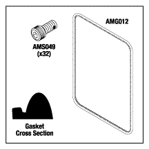DOOR GASKET KIT - Click Image to Close