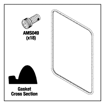 DOOR GASKET KIT - Click Image to Close