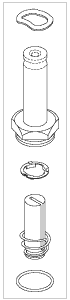SOLENOID VALVE REPAIR KIT FOR 1/4” PORT VALVES - Click Image to Close