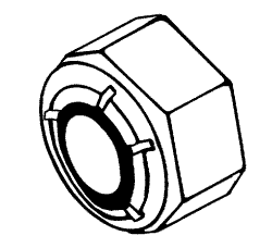 HEX NUT WITH ELASTIC STOP - Click Image to Close