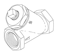 STRAINER (3/4") - Click Image to Close