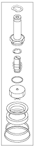 SOLENOID VALVE REPAIR KIT FOR 3/4” PORT VALVES - Click Image to Close