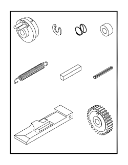 SHUTTER RELEASE REPAIR KIT - Click Image to Close