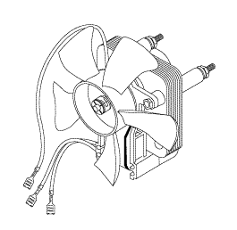 DRYER FAN & MOTOR ASSEMBLY - Click Image to Close