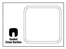 DOOR GASKET (20" x 20") - Click Image to Close