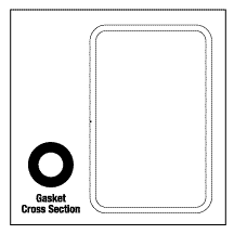 DOOR GASKET (24" x 36") - Click Image to Close