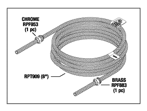 WATER HOSE (BRAIDED BLUE) - Click Image to Close