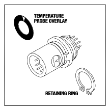 TEMPERATURE PROBE CONNECTOR - Click Image to Close