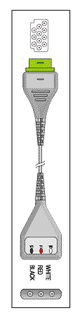 PATIENT CABLE-3 LEAD DIN - Click Image to Close