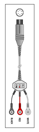 PATIENT CABLE-3 LEAD FIXED SNAP - Click Image to Close
