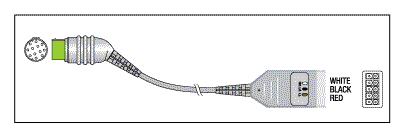 PATIENT CABLE - 3 LEAD MULTI-LINK - Click Image to Close