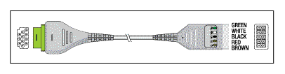 PATIENT CABLE - 5 LEAD MULTI-LINK - Click Image to Close