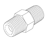 MALE CONNECTOR (1/8" MPT) - Click Image to Close