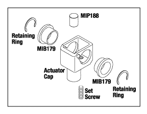 ACTUATOR CAP KIT - Click Image to Close