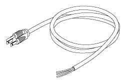 POWER CORD WITHOUT CONNECTORS (13A @ 125VAC, 8 ft.) - Click Image to Close
