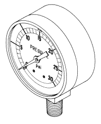 PRESSURE GAUGE - Click Image to Close