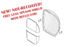 REFLECTOR WITH LENS SPLASH SHIELD - Click Image to Close