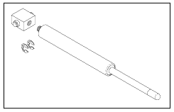 GAS SPRING WITH ANCHOR (Ceiling or Track Mount) - Click Image to Close