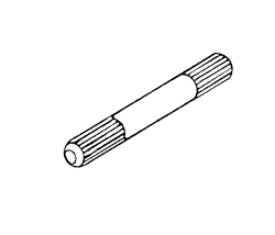SHORT DOUBLE KNURL PIN - Click Image to Close