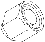 COMPRESSION NUT WITH FERRULE - Click Image to Close