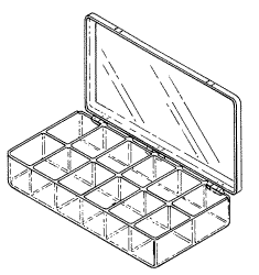 12-COMPARTMENT STORAGE CASE - Click Image to Close