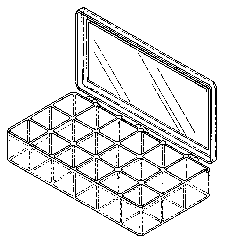 18-COMPARTMENT STORAGE CASE - Click Image to Close