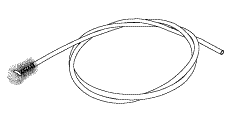 FLEXIBLE TUBE BRUSH (7/8") - Click Image to Close