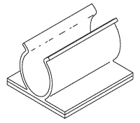 SNAP-IN CORD CLIP - Click Image to Close