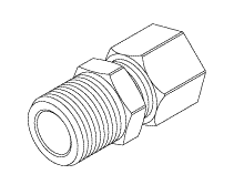 MALE CONNECTOR - Click Image to Close