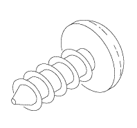 PHILLIPS PAN HEAD SCREW #6 - Click Image to Close
