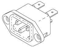 AC INLET RECEPTACLE - Click Image to Close