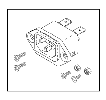 AC INLET RECEPTACLE - Click Image to Close