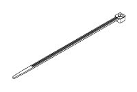 CABLE TIE (6" WHITE) - Click Image to Close