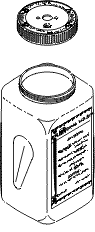 CONDENSER WASTE BOTTLE WITH LID - Click Image to Close