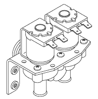DUAL WATER INLET VALVE (SOL-5 & 7) - Click Image to Close