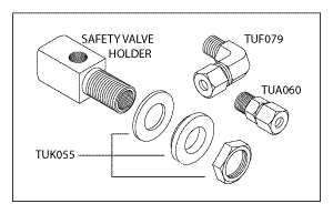 SAFETY VALVE HOLDER - Click Image to Close